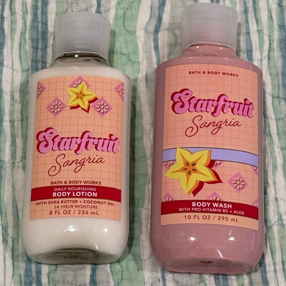 Bath & Body Works Other - Bath & Body Works Starfruit Sangria Body Wash Collection